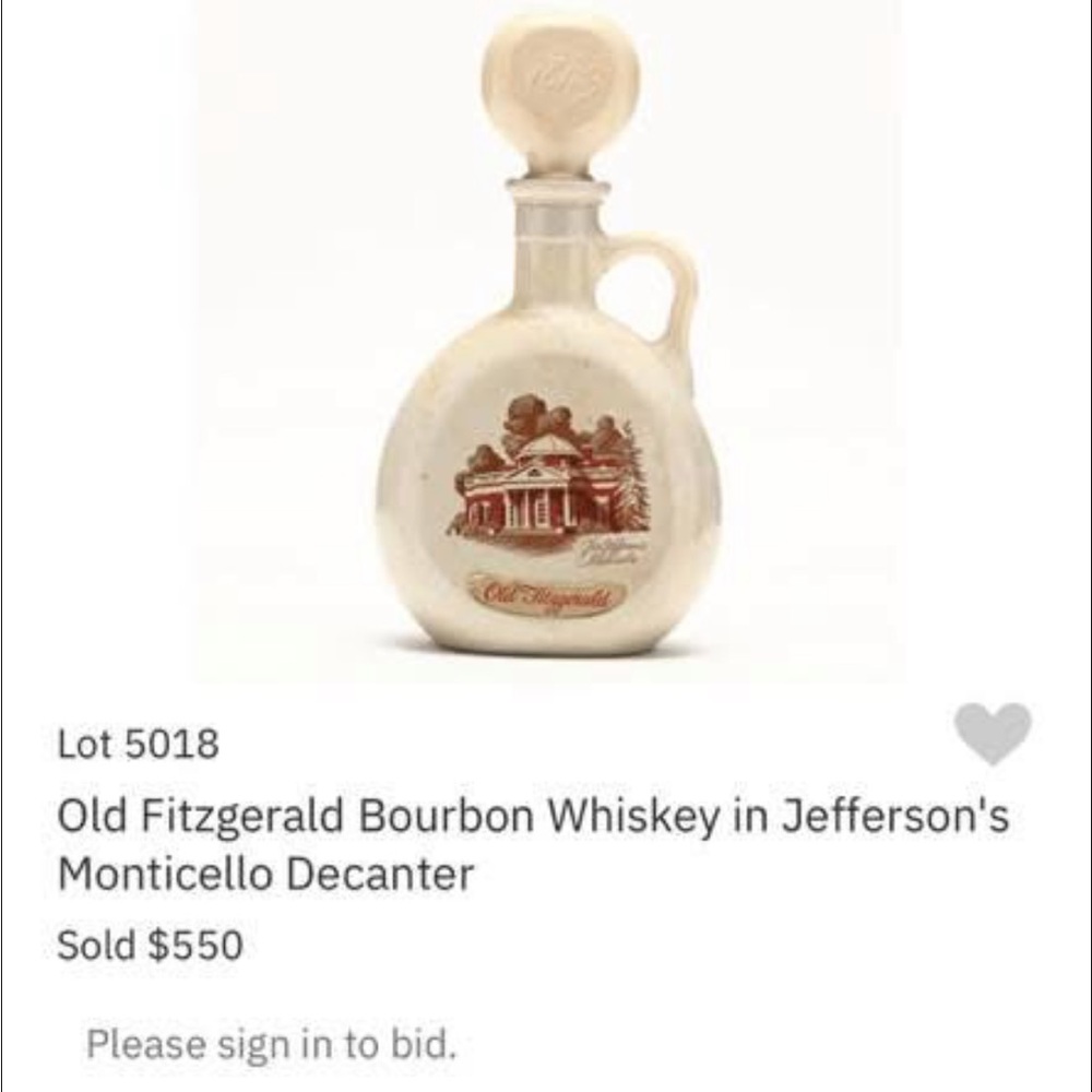 Jefferson's Monticello Decanter